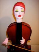 Frau von Violon-Cello